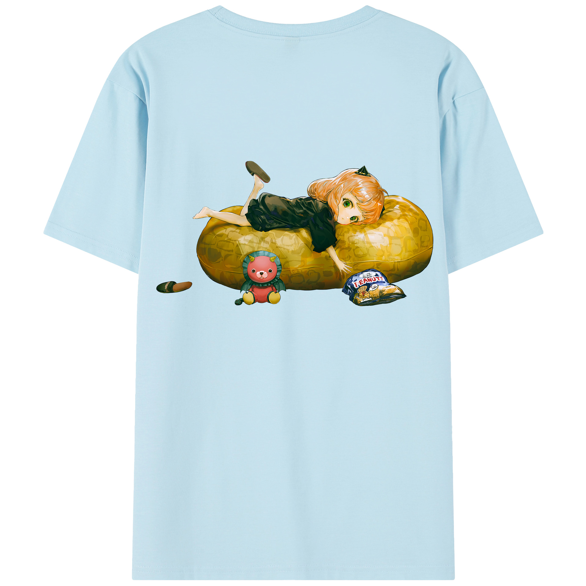 （画像用） SPY×FAMILY间谍家家酒 綿100％半袖Tシャツ（背面プリント）